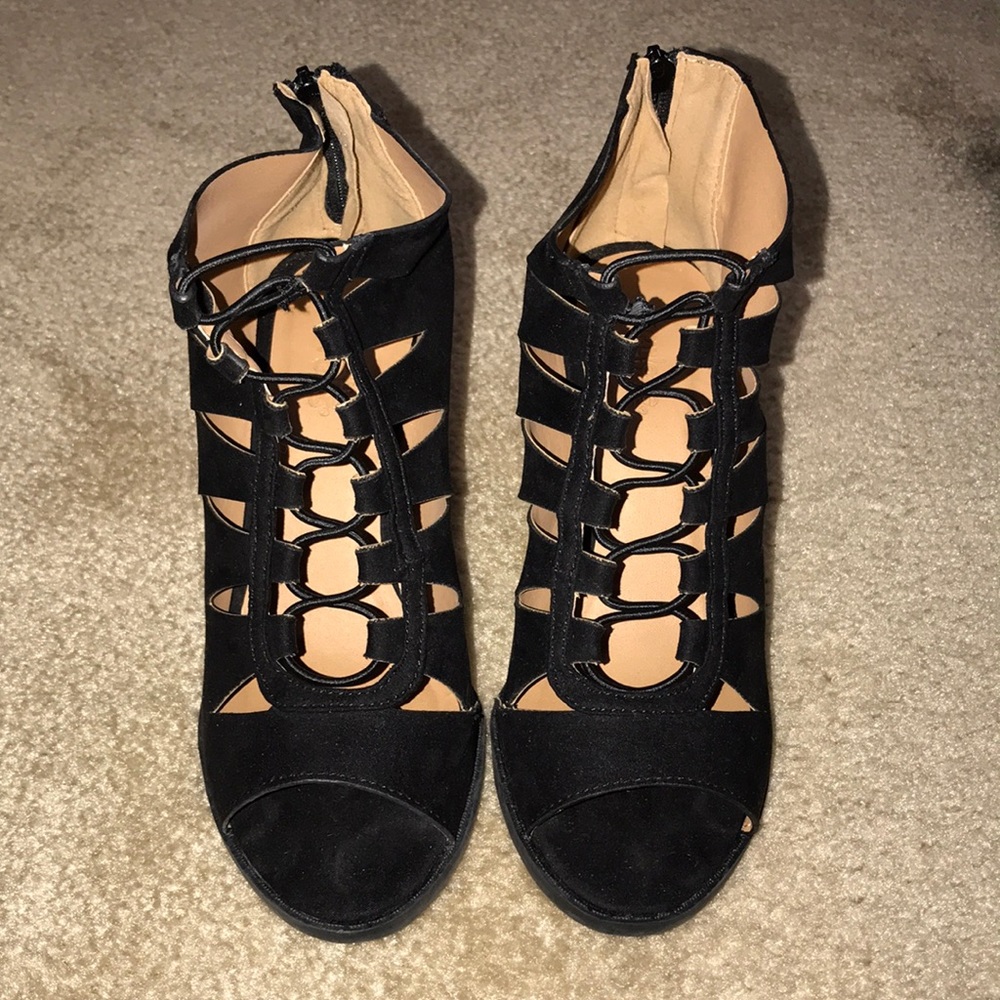 Black heels